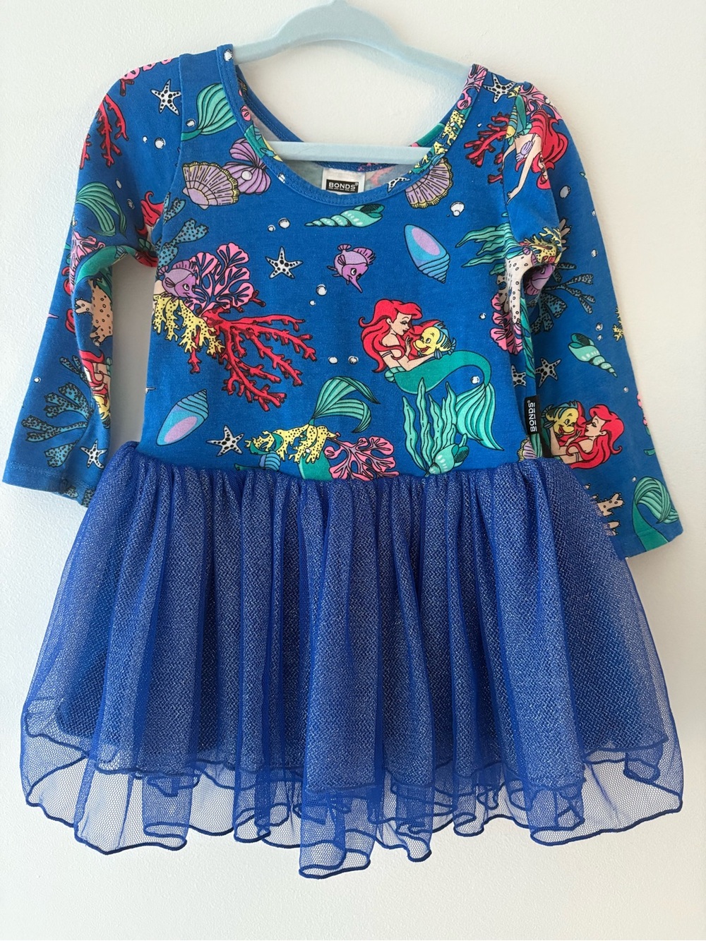 Bonds Little Mermaid Ariel Print Tulle Dress